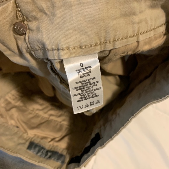 Khaki Shorts size 0 - Picture 2 of 3